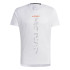 Camiseta de Trail adidas Camisa Agr Homem Branco