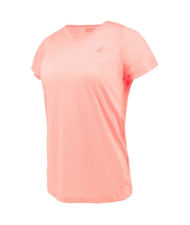 Camiseta Running Joluvi de Cascais Rosa Palo...