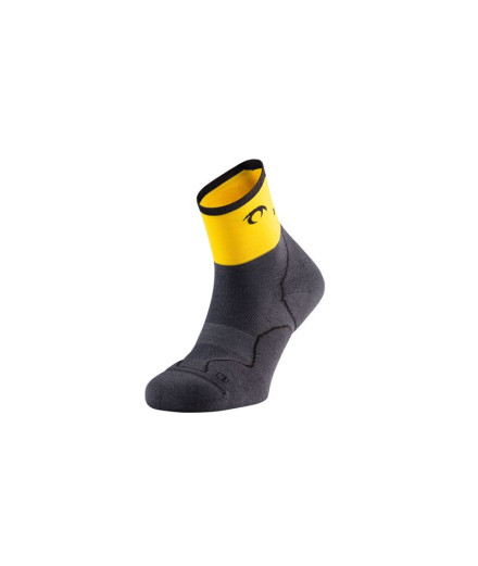 Meias de Trail Lurbel Desafio Four Marengo/Amarelo
