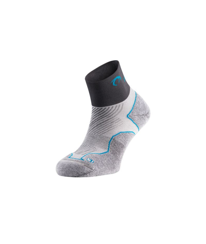Meias de Running Lurbel Distance Three Cinza...