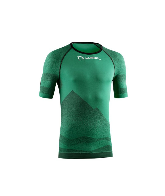 T-Shirt running Lurbel Spirit Manga curta Verde...