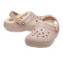 Tamancos Crocs Tamanco clássico forrado Cogumelo/Osso