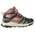 Botas de montanhismo Hi-Tec Toubkal Mid Waterproof Preto/Taupe/Georgia Peach para mulher