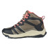 Botas de montanhismo Hi-Tec Toubkal Mid Waterproof Preto/Taupe/Georgia Peach para mulher