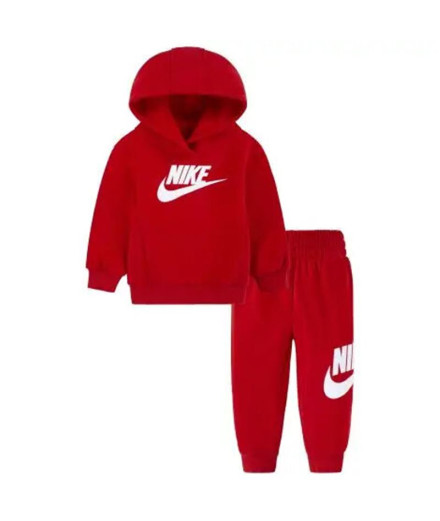 Conjunto Nike Set Menino Club Fleece Vermelho