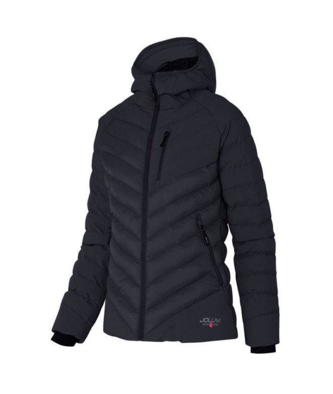 Anorack Joluvi Heat Riva Preto/Preto Mulher