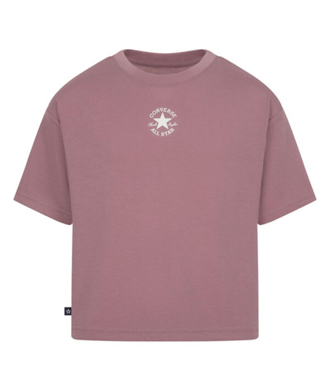 T-shirt Converse T-shirt Chuck Patch Boxy Pink...