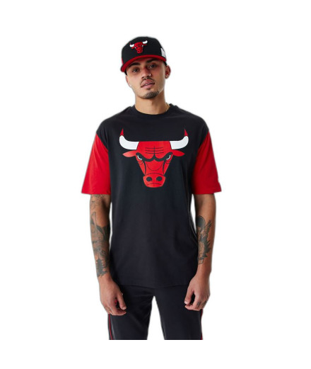 New Era T-Shirt NBA Colour Insert Chicago Bulls Preto...