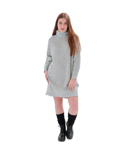 Vestido 24Cores Mulher Cinzento
