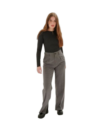 Calça 24Cores Mulher Cinzento