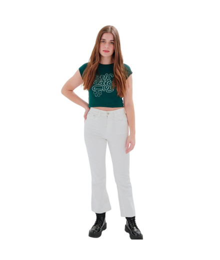 Calça 24Cores Mulher Branco