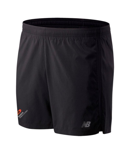 Calça Running New Balance de Impact Run 5" PRETO Homem