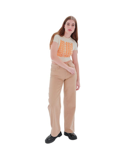 Calça 24Cores Mulher Bege