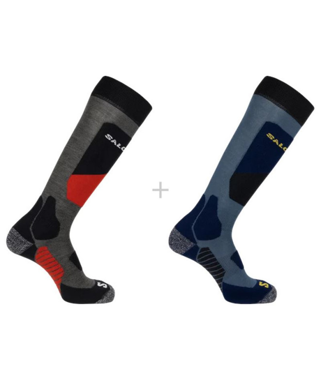 Meias esqui e snowboard Salomon 2-Pack-Copen...