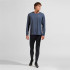 Camiseta de Running Odlo Neck L/S Zeroweight Chill-T Homem Azul