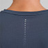 Camiseta de Running Odlo Neck L/S Zeroweight Chill-T Homem Azul