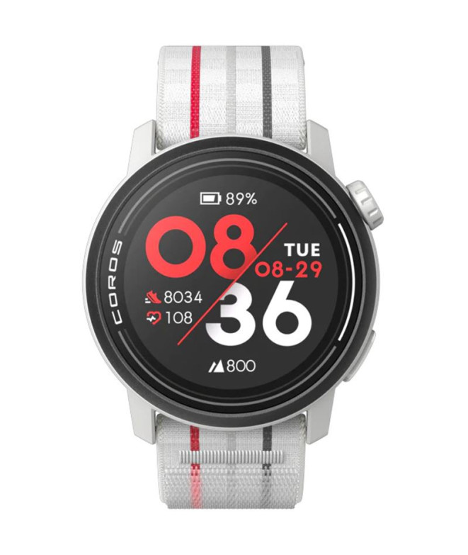 Relógio Coros GPS Relógio desportivo Pace 3 Branco
