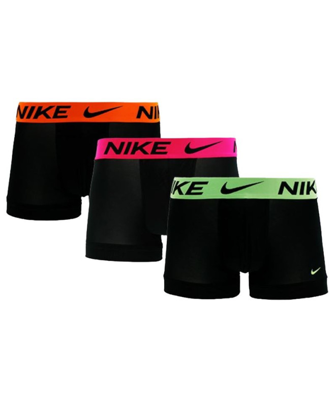 Cuecas Nike Homem Baú 3Pk Blk/Frc Pnk Wb/Lm...