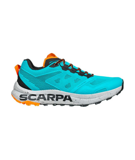Sapatilhas Trail de Scarpa Spin Planet Azure-Black Arsp...