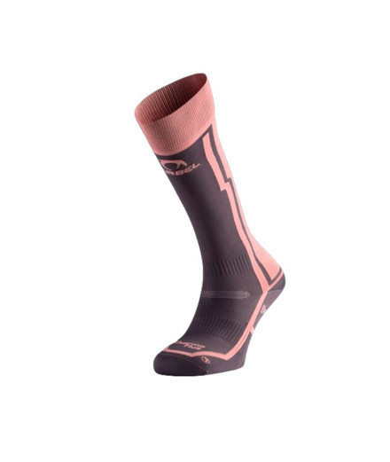 Meias de Montanha Lurbel Ski Pro Six Marengo/Coral