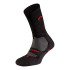 Meias de Montanha Lurbel Mountain Five Preto/Vermelho