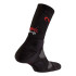 Meias de Montanha Lurbel Mountain Five Preto/Vermelho