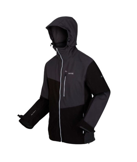 Corta-vento de Montanha Regatta Hewitts IX Preto/Ash Homem