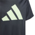 Camiseta de Fitness adidas Essentials U Tr-Es Logo Infantil Carbono