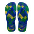 Chinelos Havaianas Brasil Fresh Homem Azul marinho