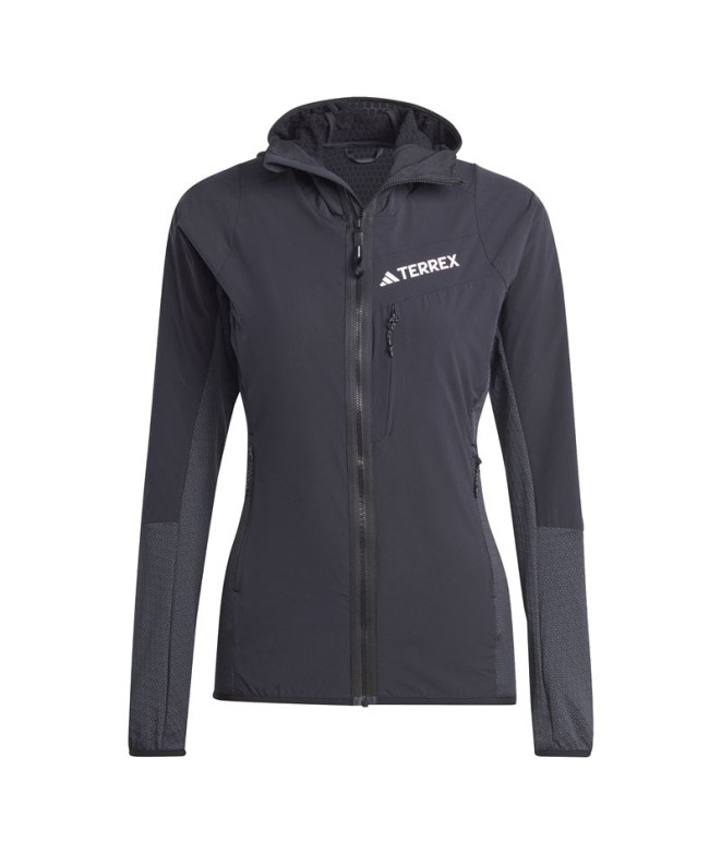 Casaco caminhadas adidas Tr Fl Win H Mulher Preto