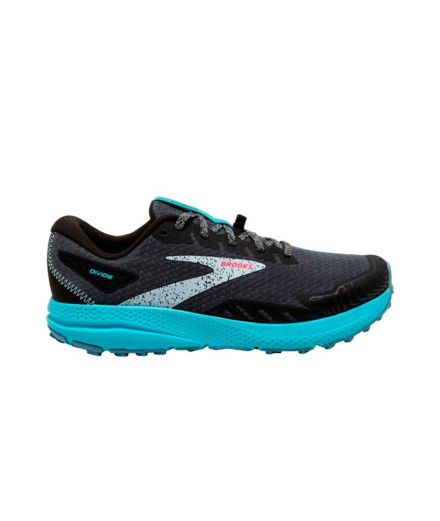 Sapatilhas de Trail Brooks Divide 4 Mulher Preto/Ébano/azul