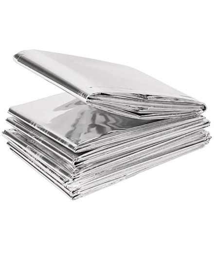Joluvi Pack Manta isotérmica Alu 20 pcs Prata