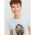 Camiseta Infantil Jack & Jones Jorheavens Gola redonda branca