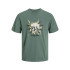 Camiseta Infantil Jack & Jones Jorheavens Neck Verde
