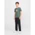 Camiseta Infantil Jack & Jones Jorheavens Neck Verde