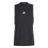 Camiseta Fitness adidas Homem by Essentials D4T Tank Preto