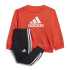 Calça adidas I Bos Logo Jog Infantil Vermelho