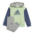 Fato de treino adidas Jogger colorblock Infantil Azul/verde