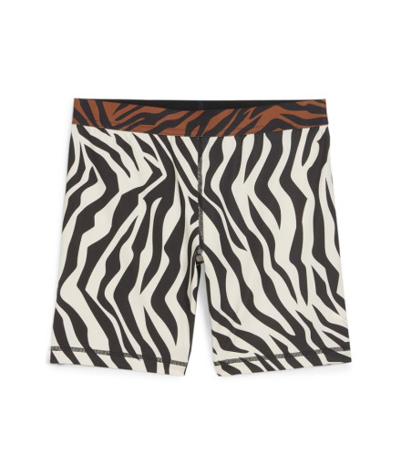 Malhas Fitness de Puma Animal Remix 5" Bike Zebra Mulher