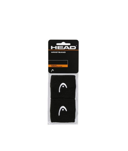 Pulseira de pulso de tênis Head Pulseira 2.5" Preto