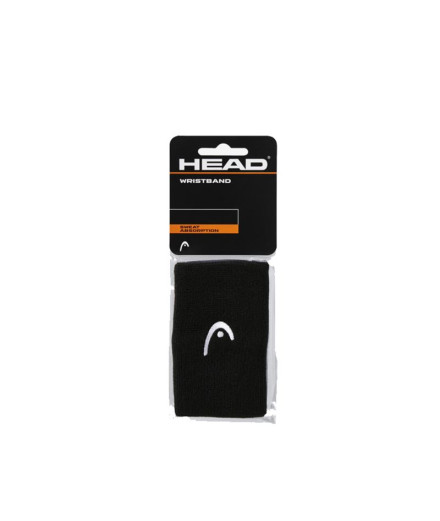 Pulseira de pulso de tênis Head Pulseira 5" Preto