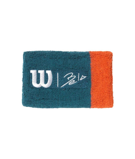 Pulseira de pulso tênis Wilson da Bela Extra Wide Wrtbd...