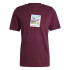 Camiseta adidas Todo o dia eu Homem Garnet