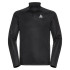 Moletom de Trail Odlo Mid Layer Essential 1/2 Zip Homem Preto