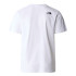 Camiseta de Montanha The North Face S/S Easy Homem Branco