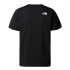 Camiseta de Montanha The North Face S/S Easy Homem Preto