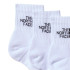 Meias Montanha The North Face por Multi Sport Cush Quarter 3P Branco