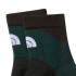 Meias por Montanha The North Face Hiking Quarter Verde