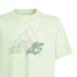 Camiseta adidas Tabela ilustrada Infantil Verde