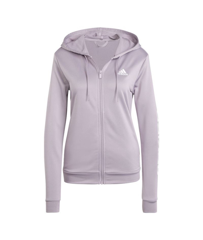 Fato de treino adidas Linear Ts Mulher Lilás
